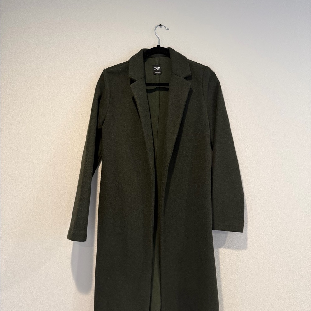 Zara Women's Olive Trench Coat